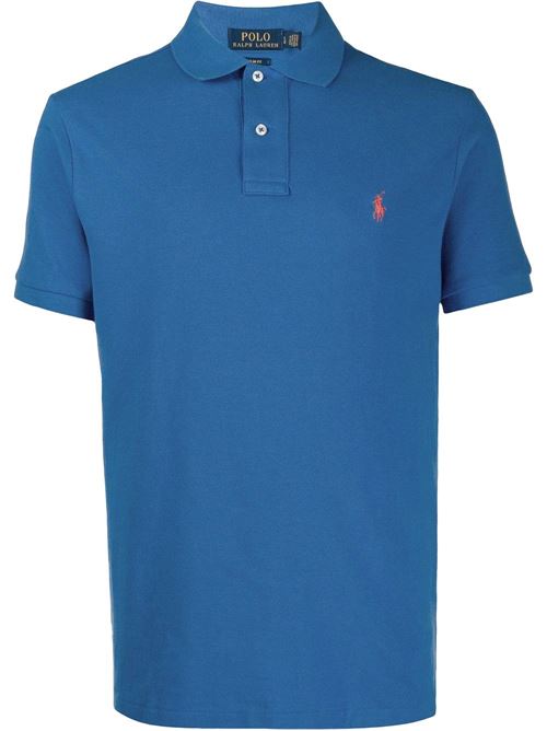 Polo a manica corta blu POLO RALPH LAUREN | 710536856438